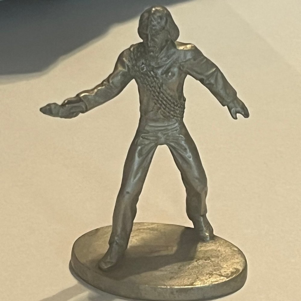 Vintage Star Trek The Next Generation 1995 Worf Pewter Figure
